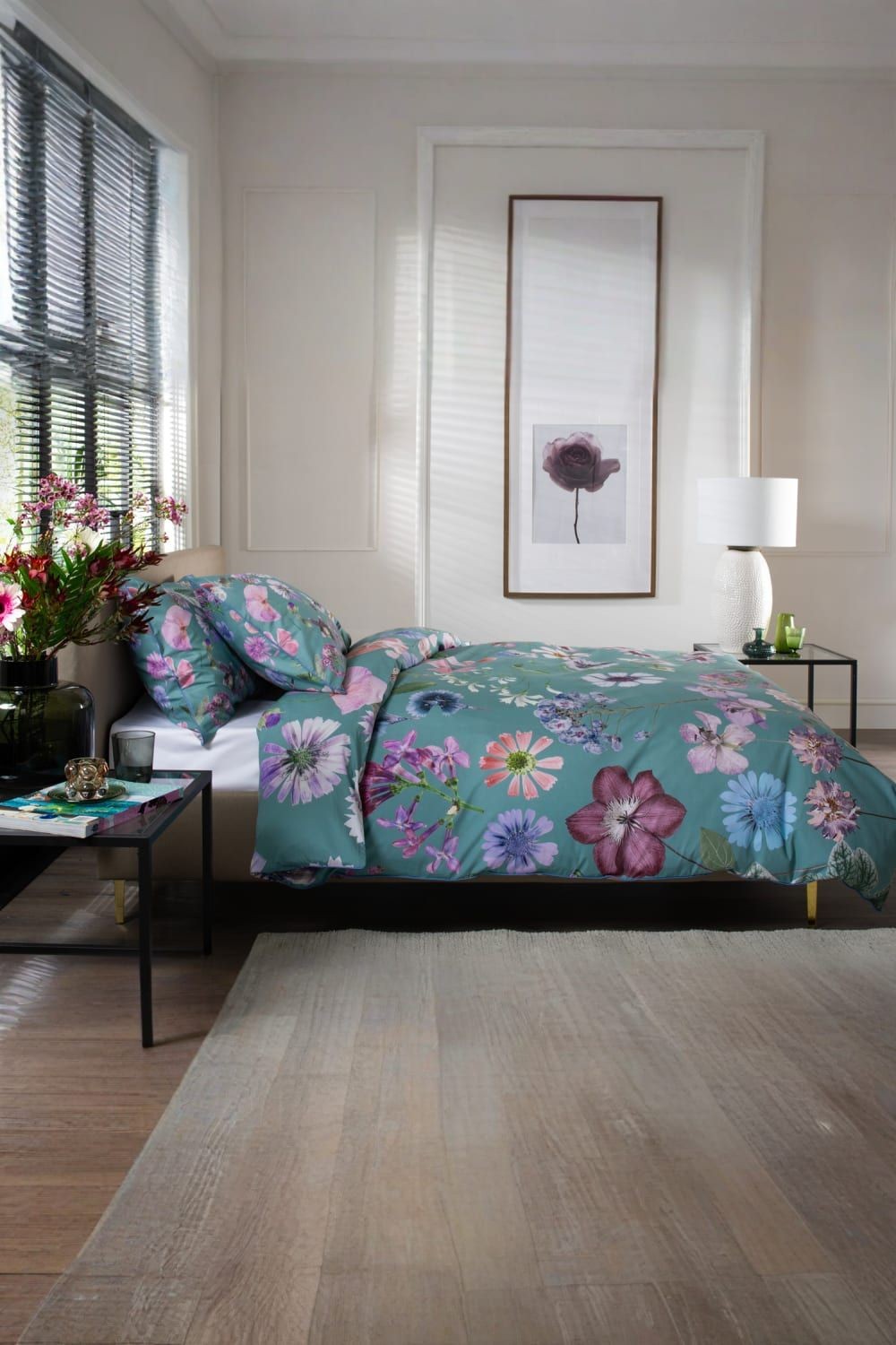 The Lyndon Company Botanical Flower Green Single Duvet Set - image 4