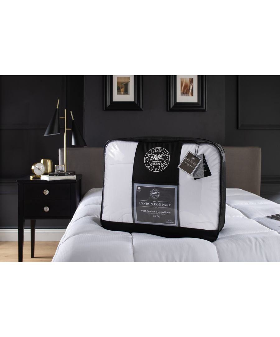 The Lyndon Company Super King Size Natural Duck Feather and Down Duvet 13.5 Tog - image 2