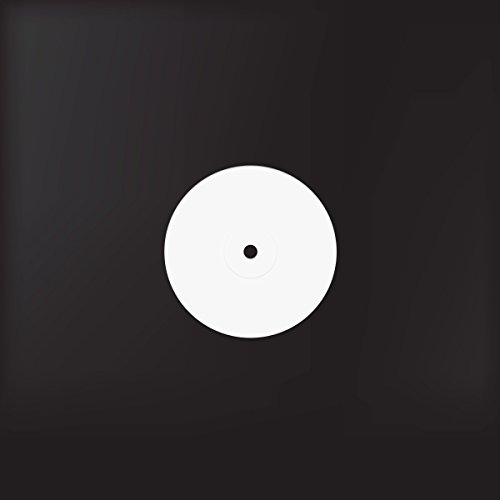 A plain white vinyl record with a small black center hole, set against a dark background, representing "Opal (Four Tet Remix)" by The Port. Co Gallery.