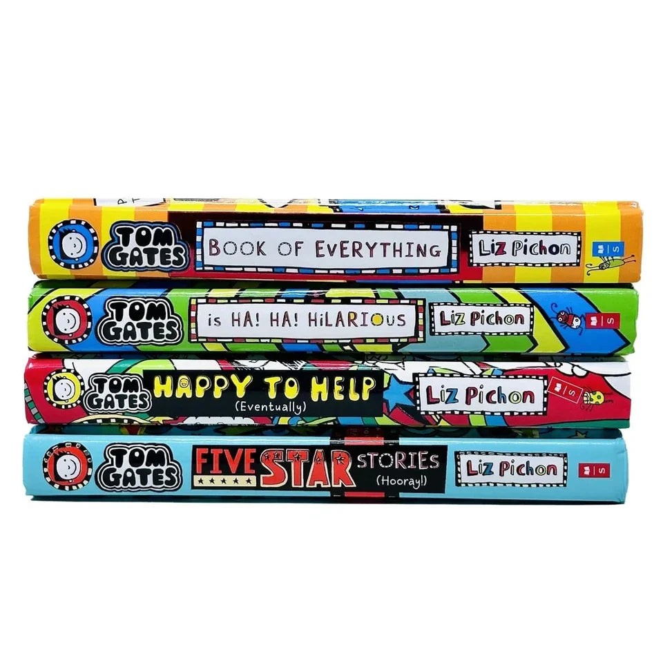 Tom Gates Series 4 Book Set By Liz Pichon Book Of Everything Ha Ha Hilarious For Young Readers - image 4