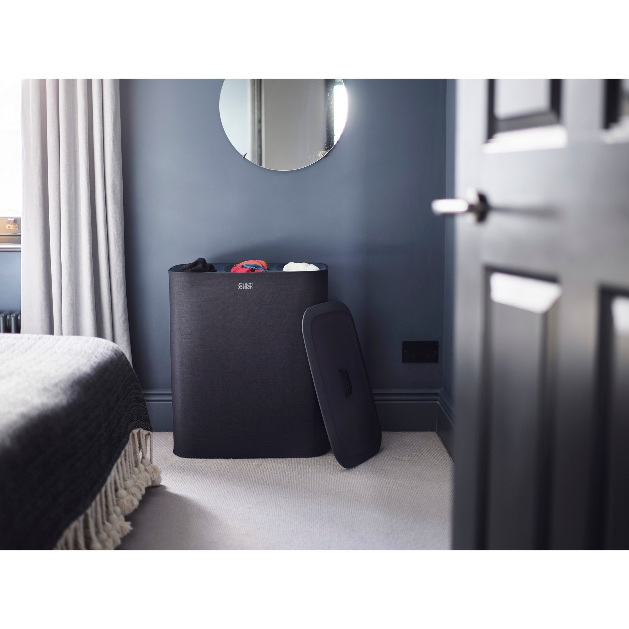 Tota Trio 90L Black Laundry Separation Basket - image 2