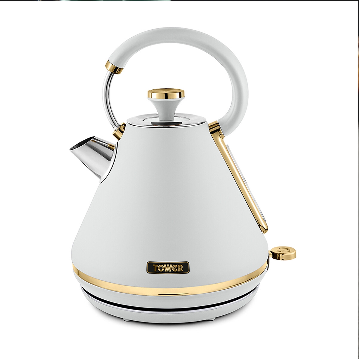 Tower Cavaletto 3KW 1.7 Litre Pyramid Kettle - White - image 2