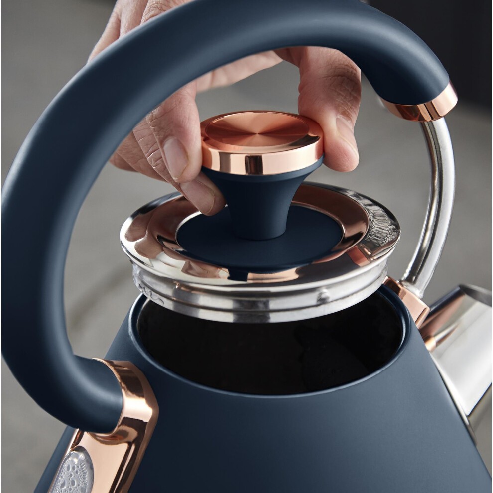 Tower Cavaletto EEJB225 Blue 4 Slice Toaster with 1.7L Kettle Set - image 5