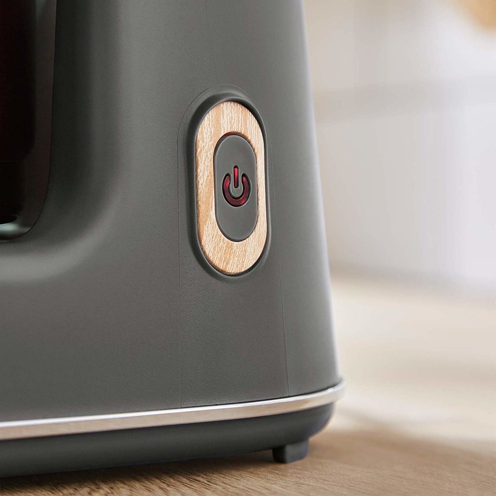 Tower Scandi 1.25 Litre 900W Coffee Maker Grey - image 3