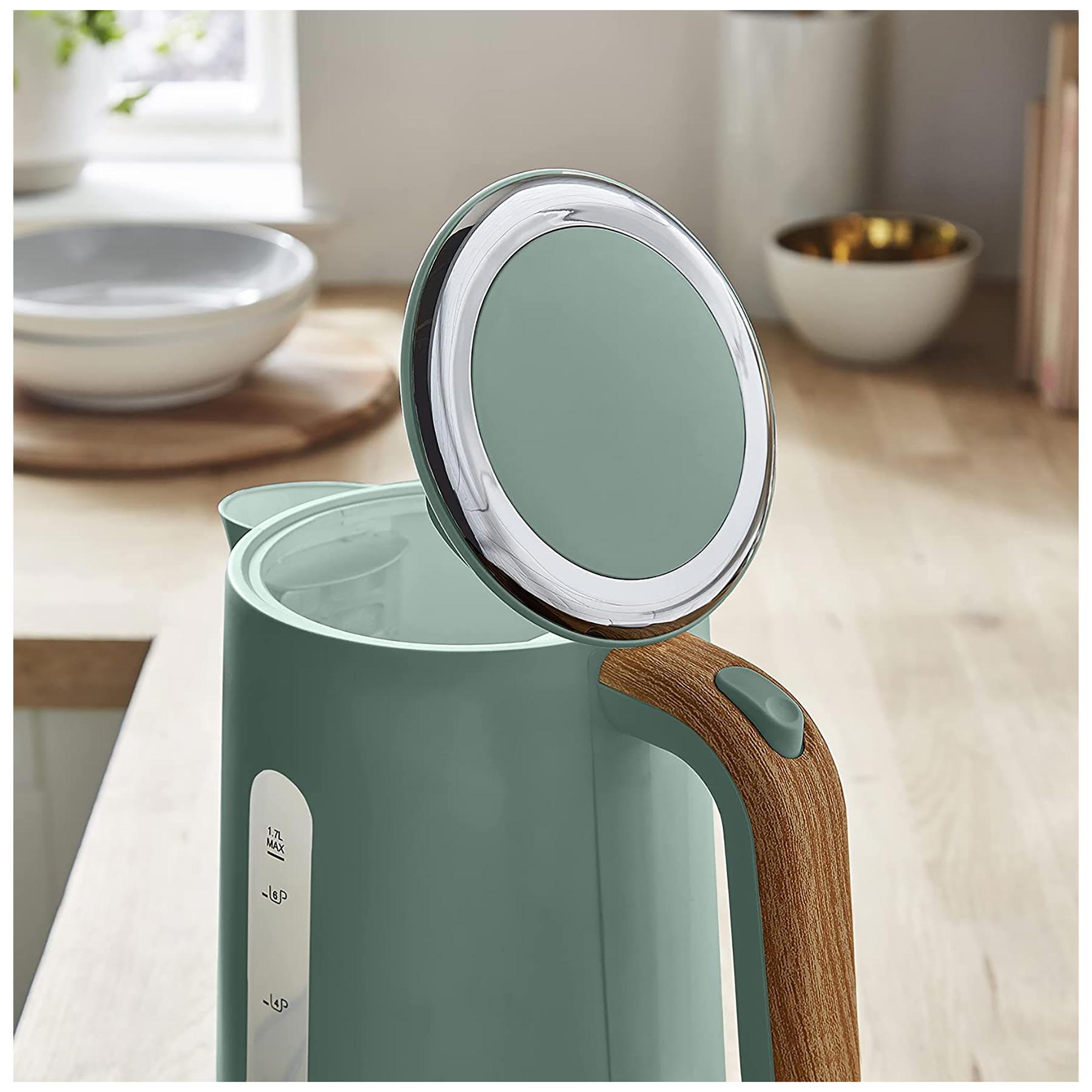 Tower Scandi 3KW 1.7 Litre Rapid Boil Kettle Green - image 3