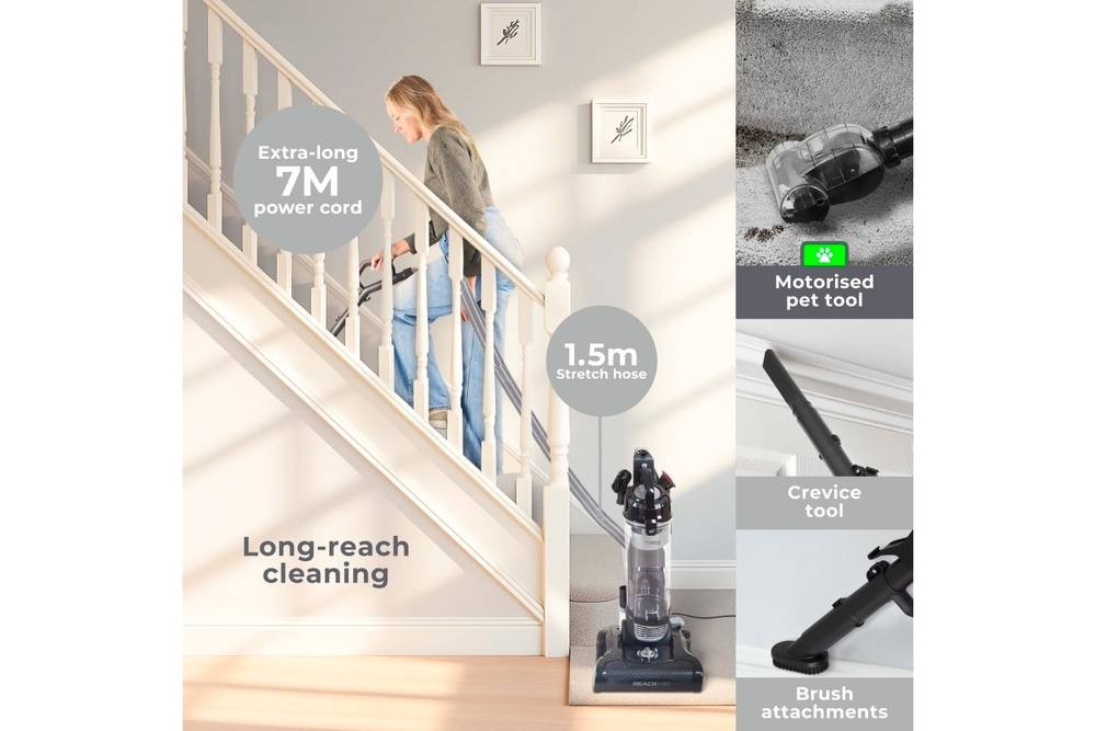 Tower TXP30 Bagless Upright Vacuum Cleaner Silver - image 5