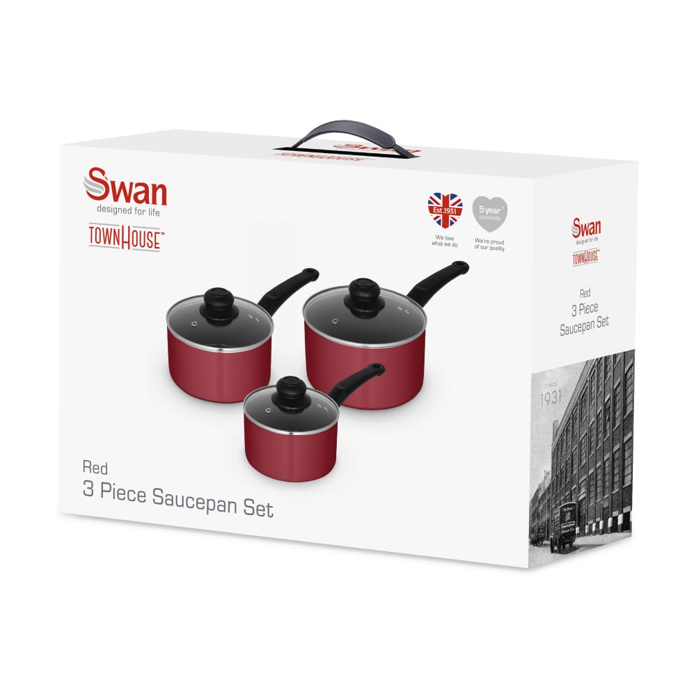 Townhouse 3 Piece Saucepan Set - image 5