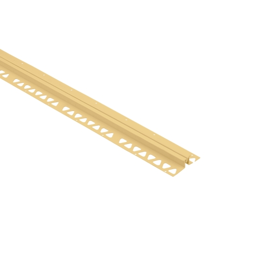 10mm expansion bead in ivory color, measuring 2.5m, featuring a durable material with evenly spaced holes for easy installation and a sleek, streamlined design.