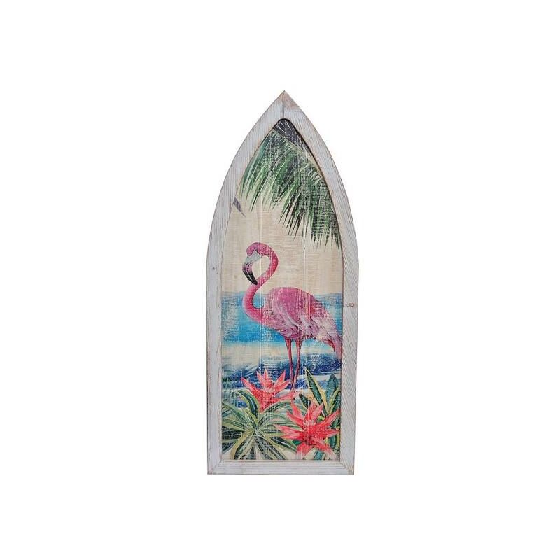 DKD Home Decor Tropical Pink Flamingo Wall Decoration DKD Home Decor