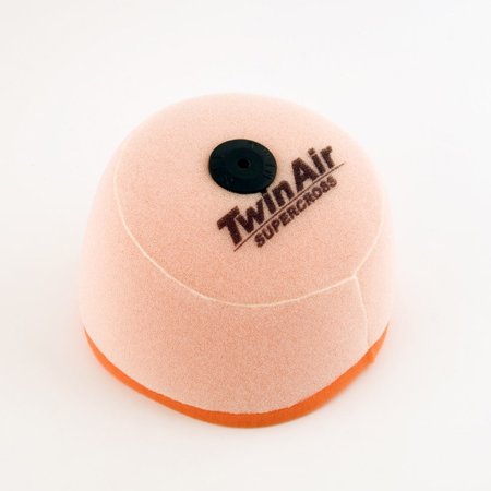 Pink foam air filter with a black top and orange base, featuring the "Twin Air SUPERcross" logo, designed for Yamaha WRF250 (2003-2014) and WR450F (2003-2015) models.