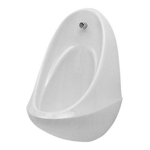 White ceramic Twyford Spectrum urinal bowl with a smooth, curved design and a central flush outlet, ideal for commercial restrooms.