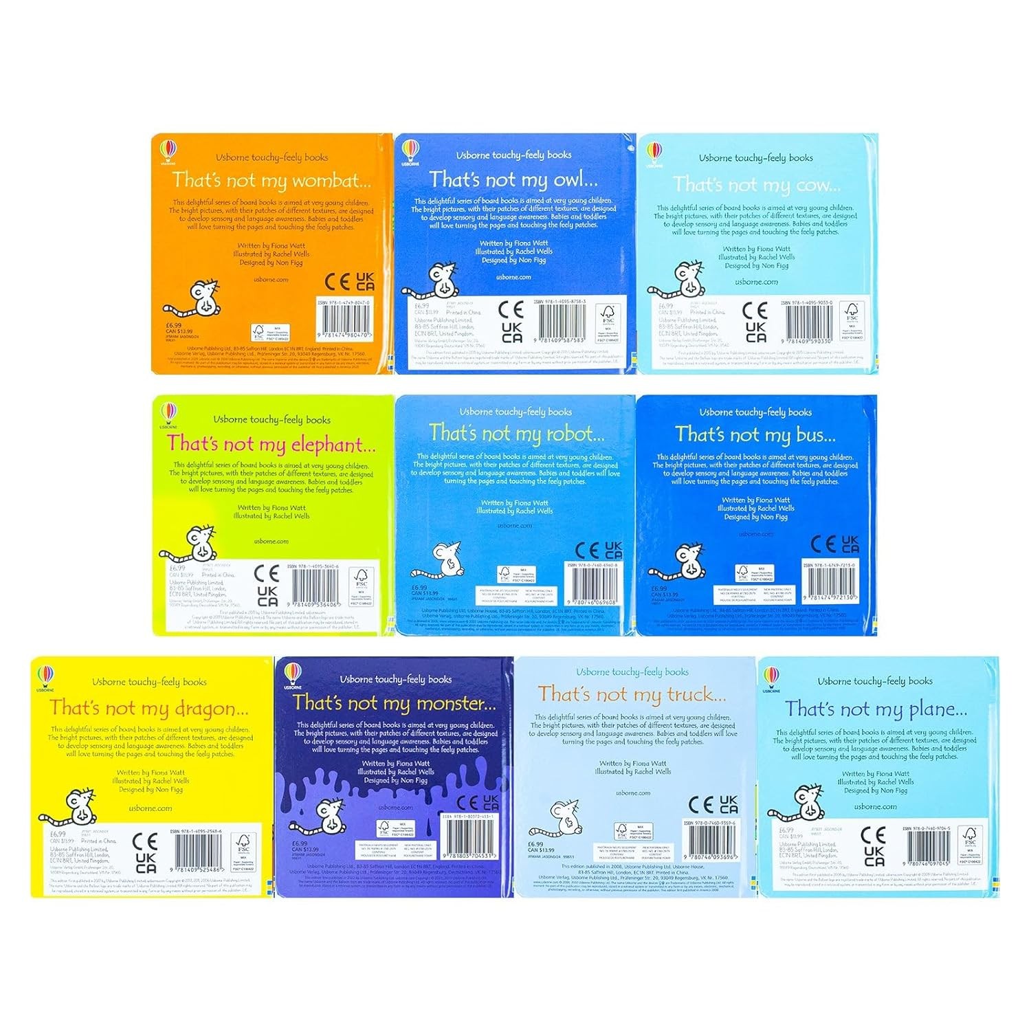 Usborne That's Not My 10 Books Collection Set by Fiona Watt Series (1 & 2) - image 3
