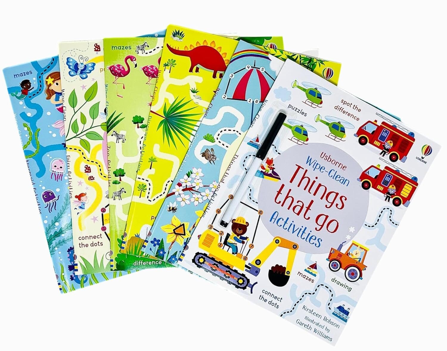 Usborne Wipe Clean Activities Collection Dinosaur Activities By Kirsteen Robson - image 2