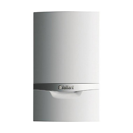 White Valliant EcoTech Plus 415 heat-only gas boiler with a sleek, modern design, featuring a smooth front panel and a prominent silver Valliant logo.