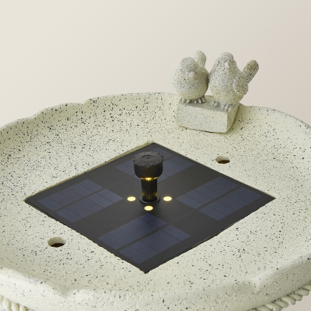 ValueLights Bird Bath Cascading Water Feature Solar Outdoor Light - image 3