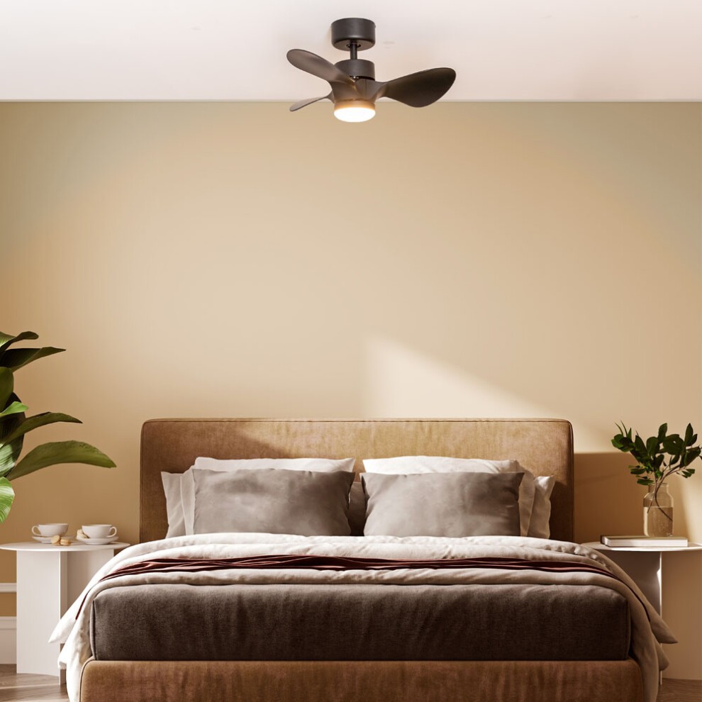 ValueLights Black 24 inch Integrated LED Ceiling Fan with Remote Control - image 4