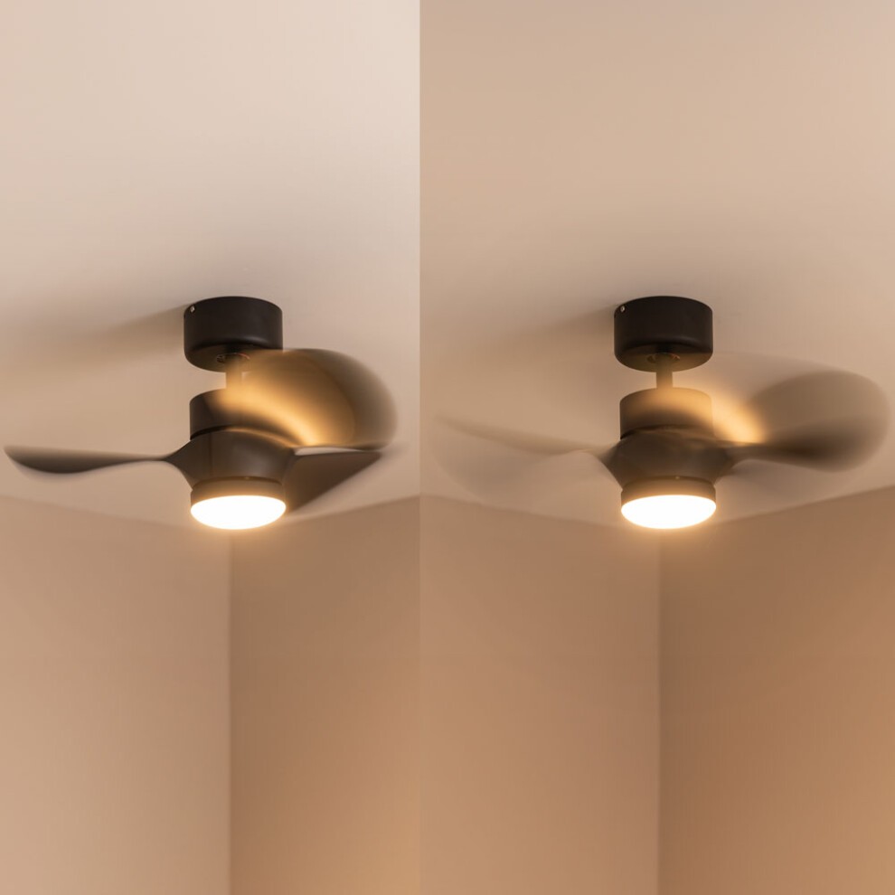 ValueLights Black 24 inch Integrated LED Ceiling Fan with Remote Control - image 5