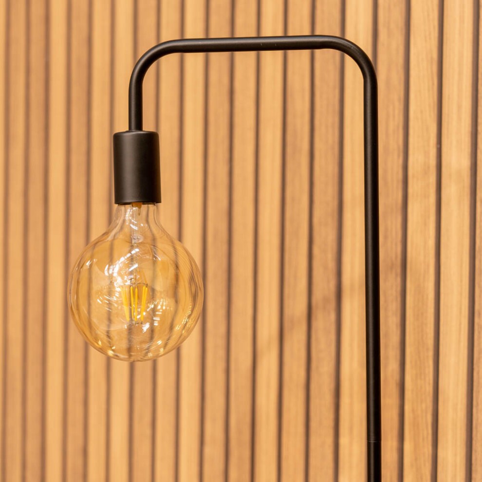 ValueLights Bronx Black Metal LED Floor Lamp - image 2