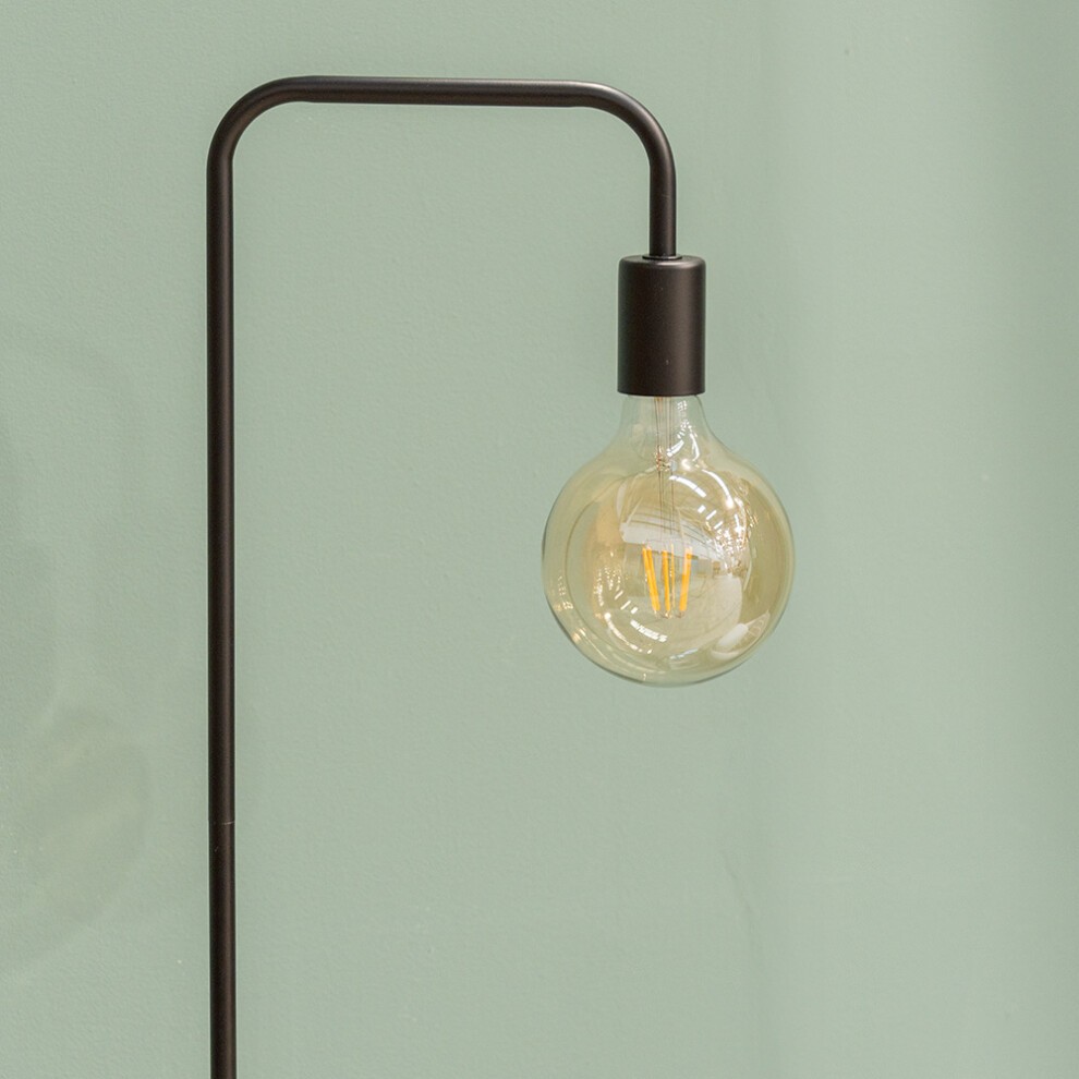 ValueLights Bronx Black Metal LED Floor Lamp - image 4