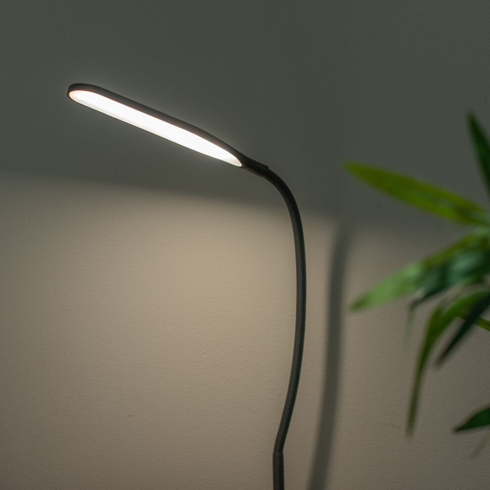 ValueLights Daylight Black Clamp LED Desk Lamp - image 3