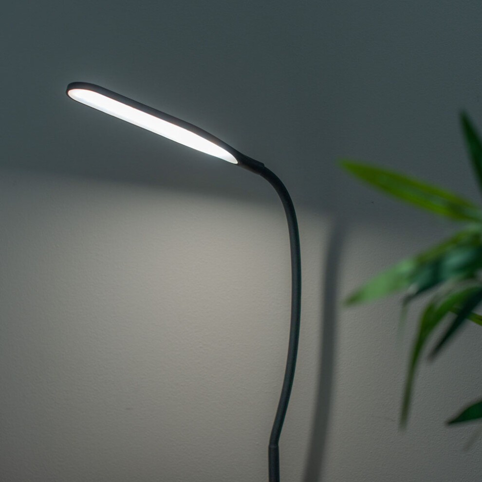 ValueLights Daylight Black Clamp LED Desk Lamp - image 4