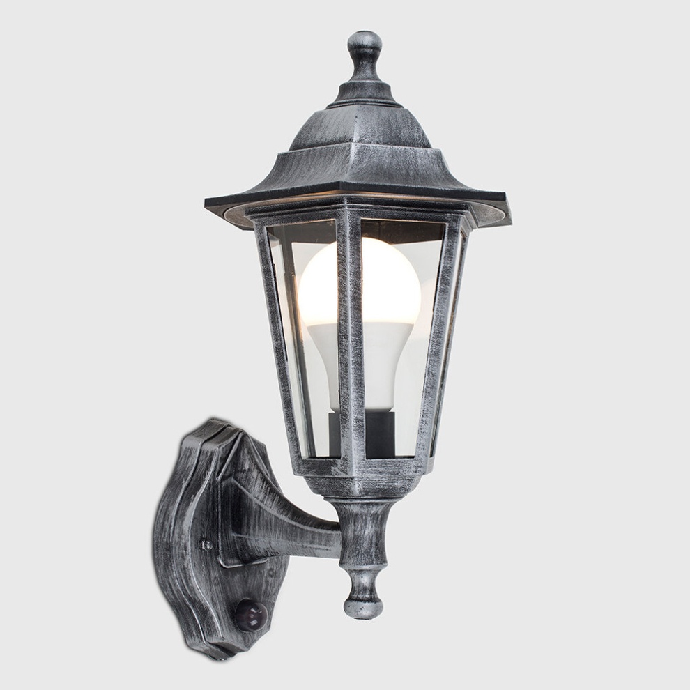 ValueLights Mayfair Silver Wall Lantern - image 3