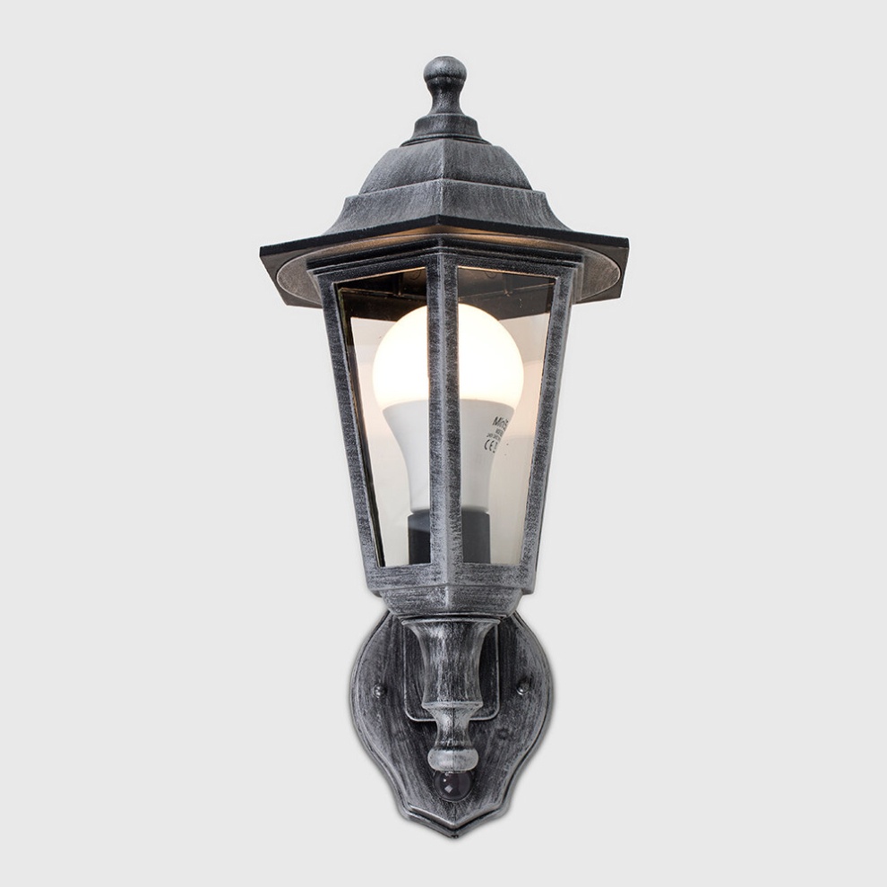 ValueLights Mayfair Silver Wall Lantern - image 4