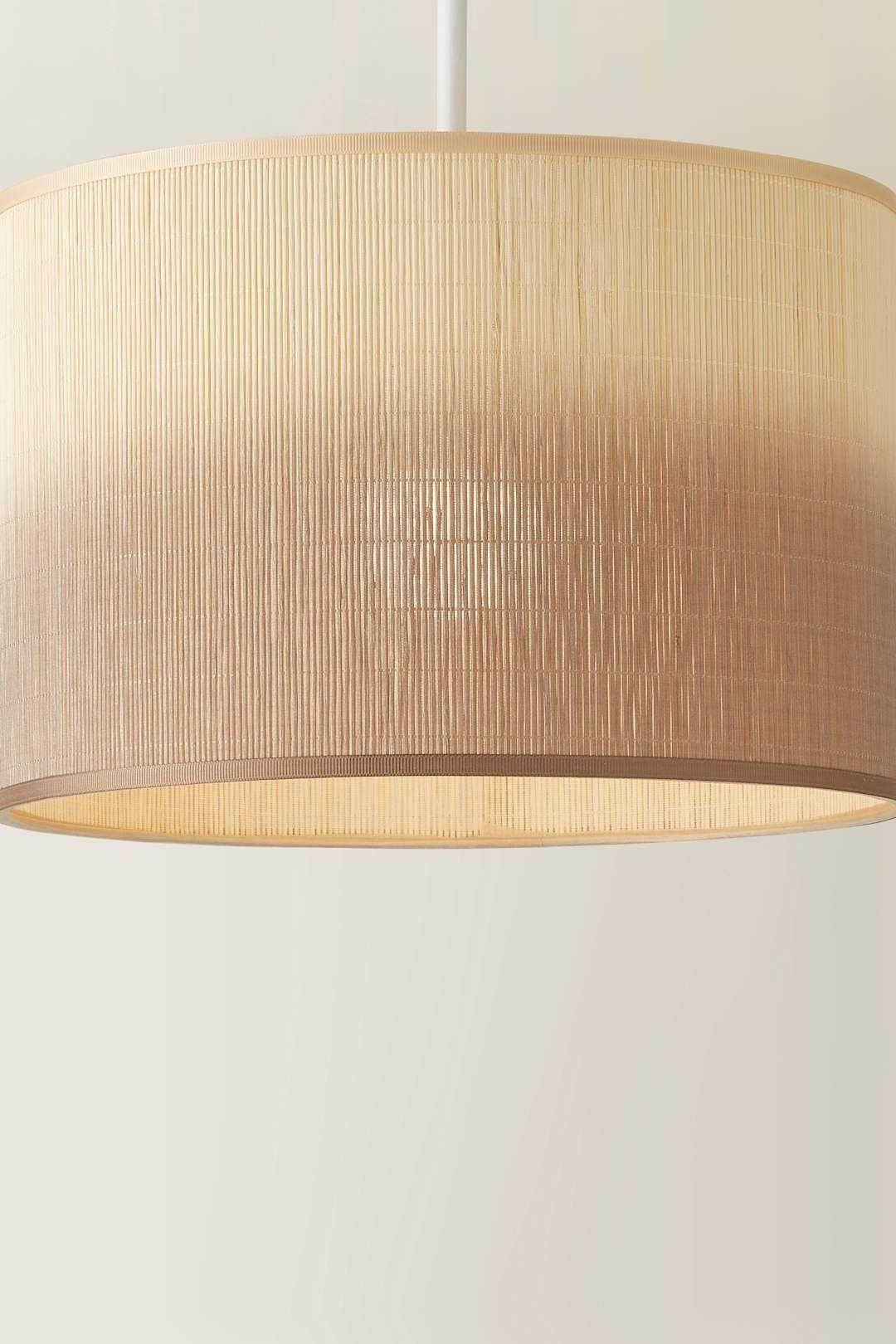 ValueLights Mollie Ombre Natural Bamboo Ceiling Lamp Shade - image 4