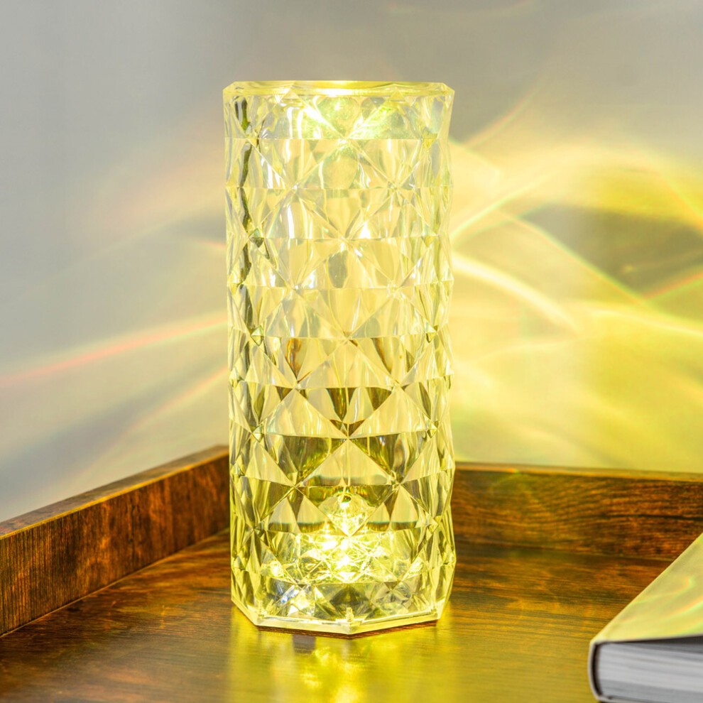 ValueLights Rose RGB Crystal Style LED Table Lamp - image 4