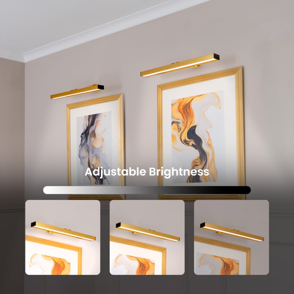 ValueLights Ryle Gold Rechargeable Easy Fit Wall Light 2 Pack - image 3