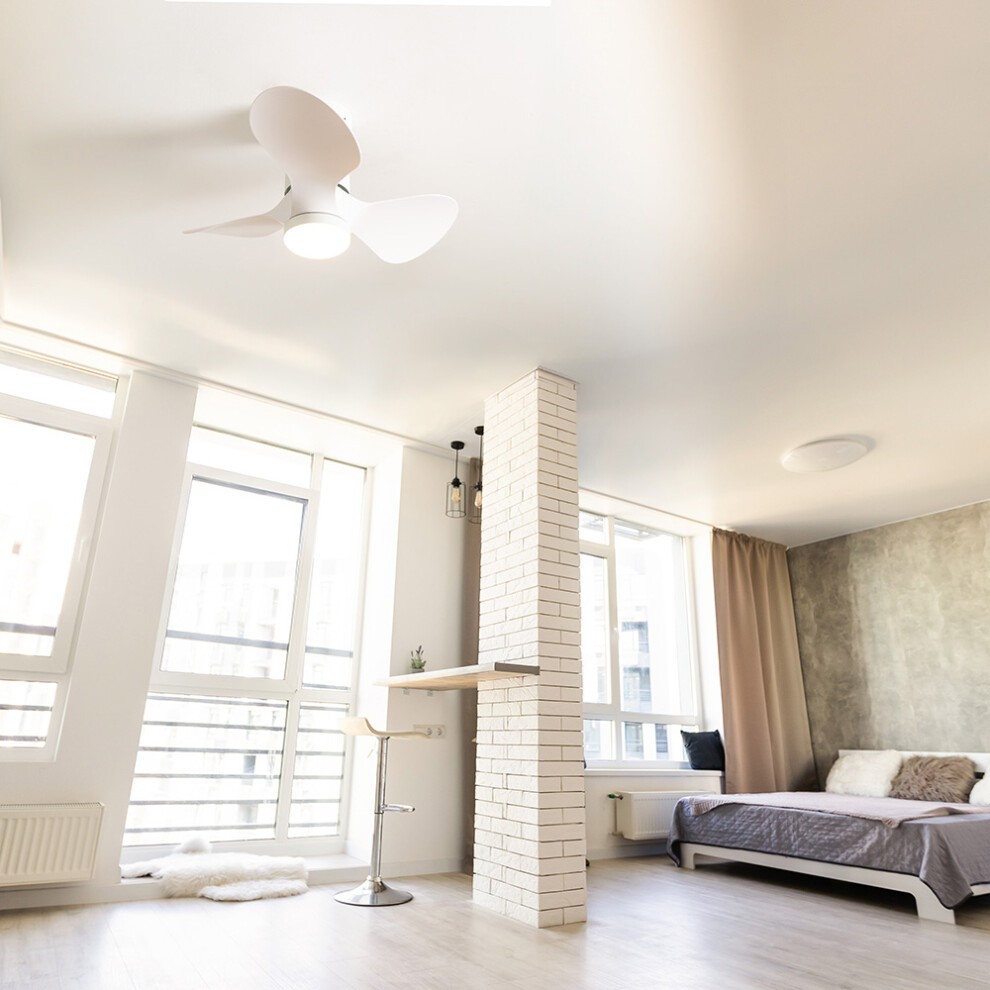 ValueLights White 24 inch Integrated LED Ceiling Fan with Remote Control - image 4