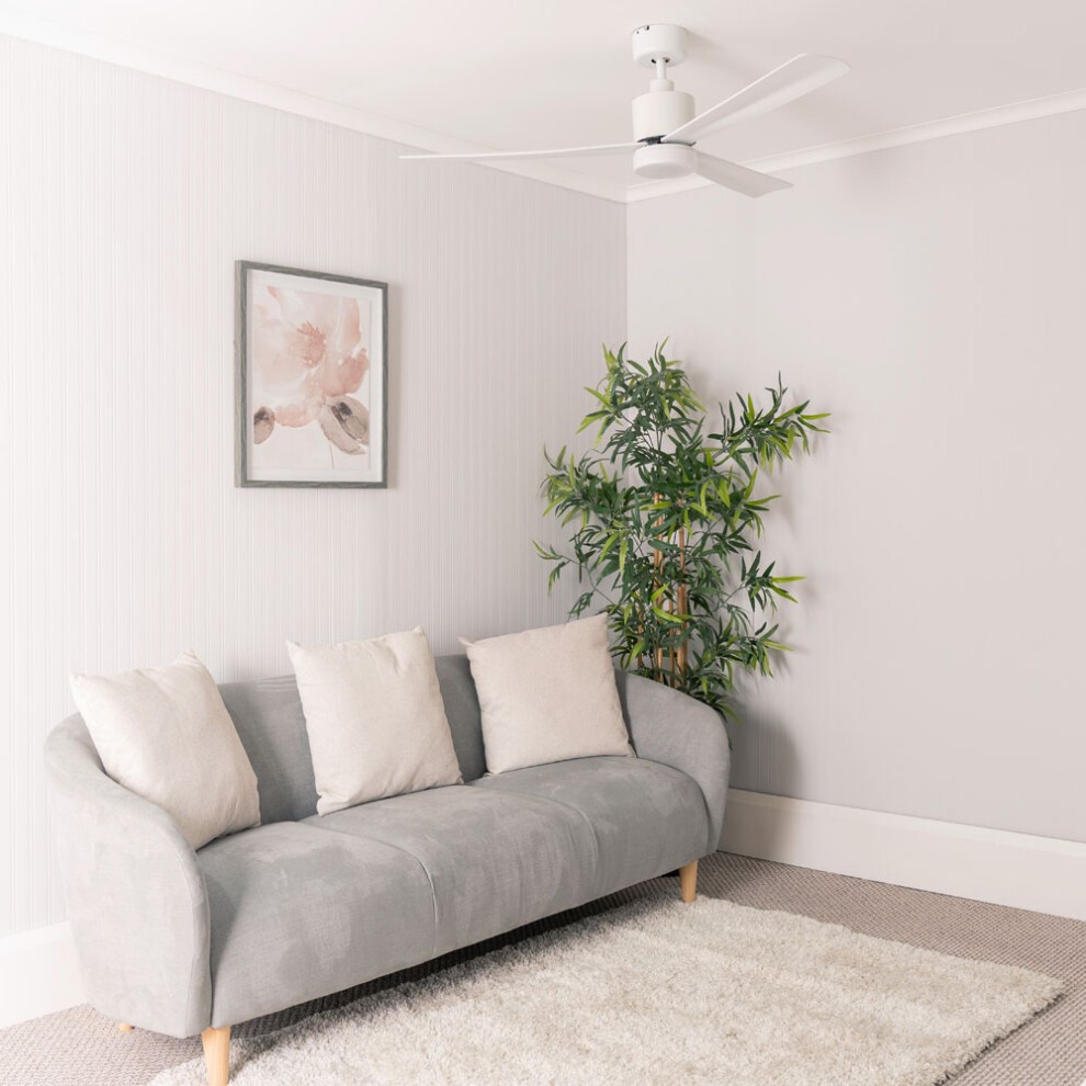 ValueLights White 52 inch Integrated LED Ceiling Fan with Remote Control - image 4