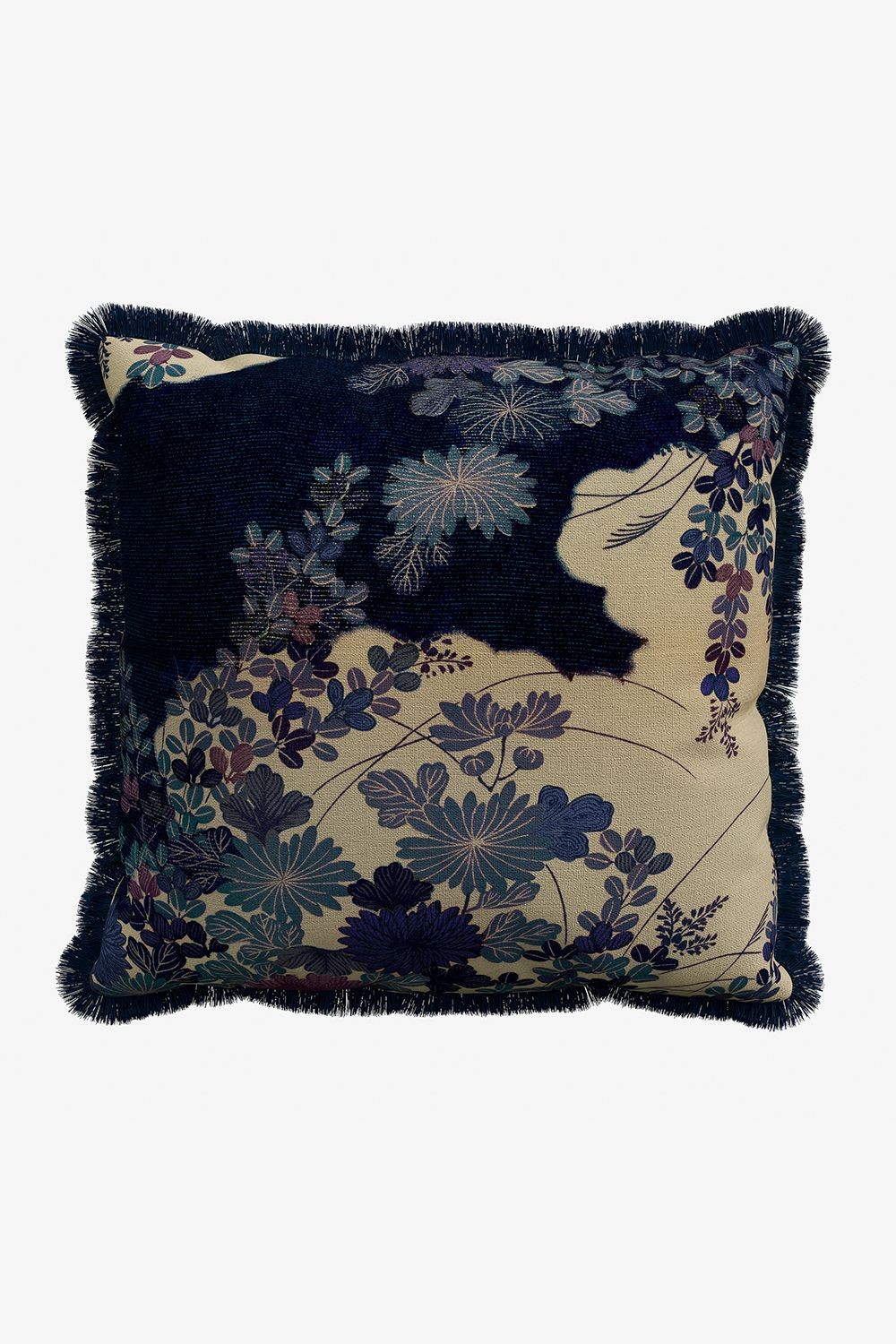 V&A Kyoto Garden Indigo Cushion 45 x 45cm - image 2