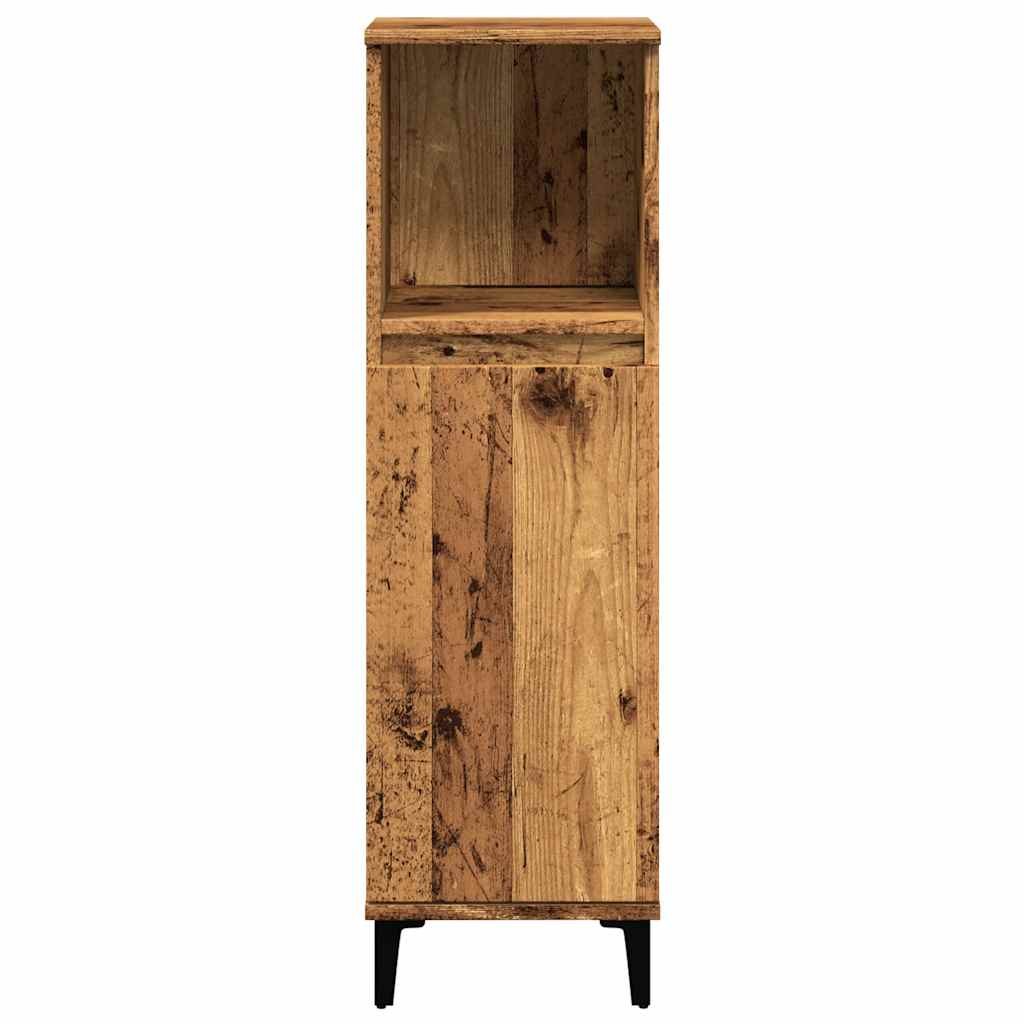 vidaXL Single Door Old Wood Bathroom Cabinet - image 4