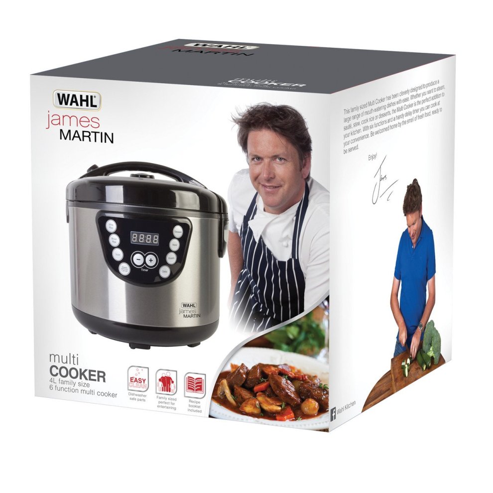 Wahl James Martin WL9160 Silver Digital Multi Cooker 4L - image 3