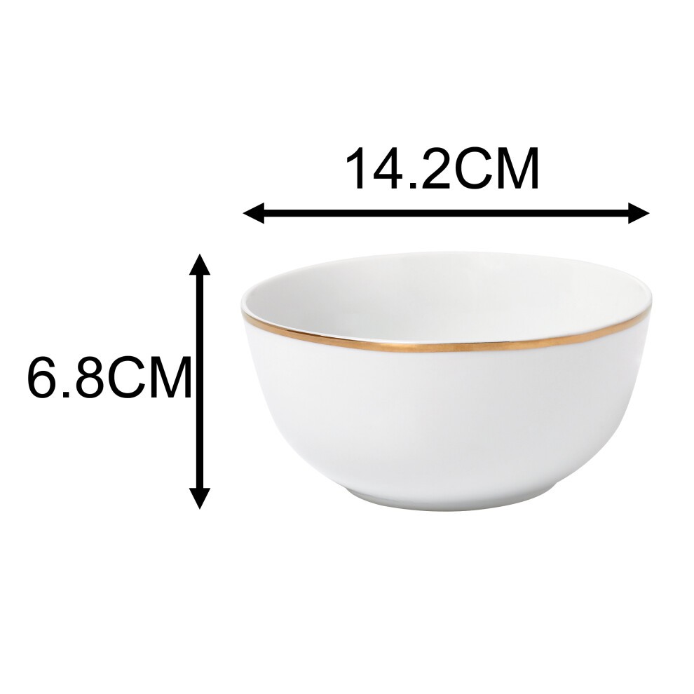 Waterside Gold Line Porcelain Dinner Set 12 Piece - image 5