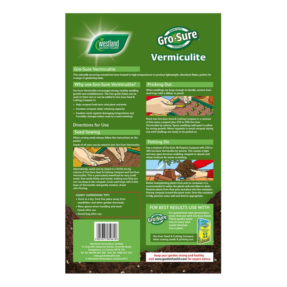 Westland Gro Sure 10L Vermiculite Potting Compost - image 2