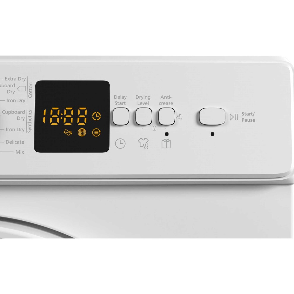 White Knight AT8CW 8KG B Rated Condenser White Freestanding Tumble Dryer - image 4