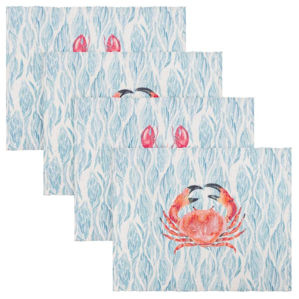 Wylder Abersoch Blue Placemat 36 x 46cm 4 Pack - image 4