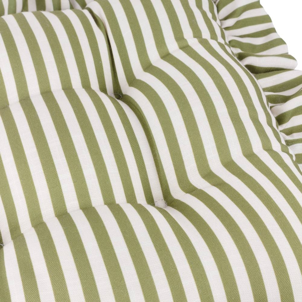 Wylder Millie Ruffle Green Seat Pad 40 x 40cm 2 Pack - image 5