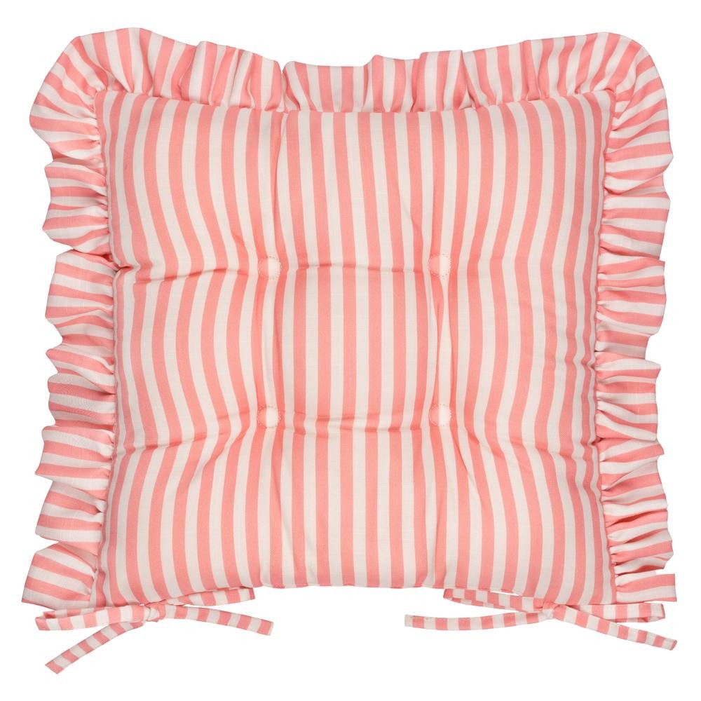 Wylder Millie Ruffle Pink Seat Pad 40 x 40cm 2 Pack - image 3