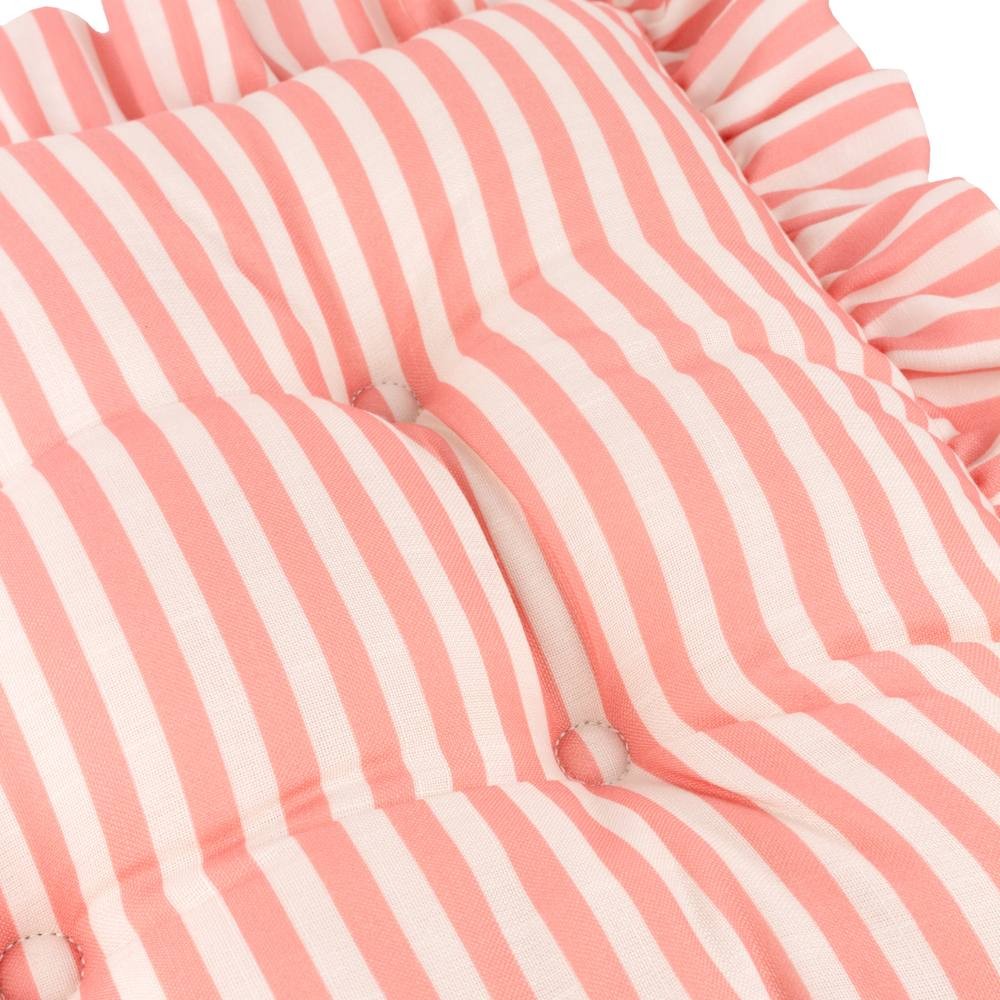 Wylder Millie Ruffle Pink Seat Pad 40 x 40cm 2 Pack - image 5