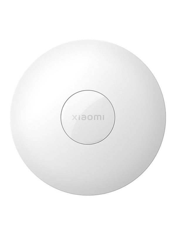 Round, white Xiaomi Night Light 3 with a smooth surface and a central button, designed for soft illumination and easy operation.