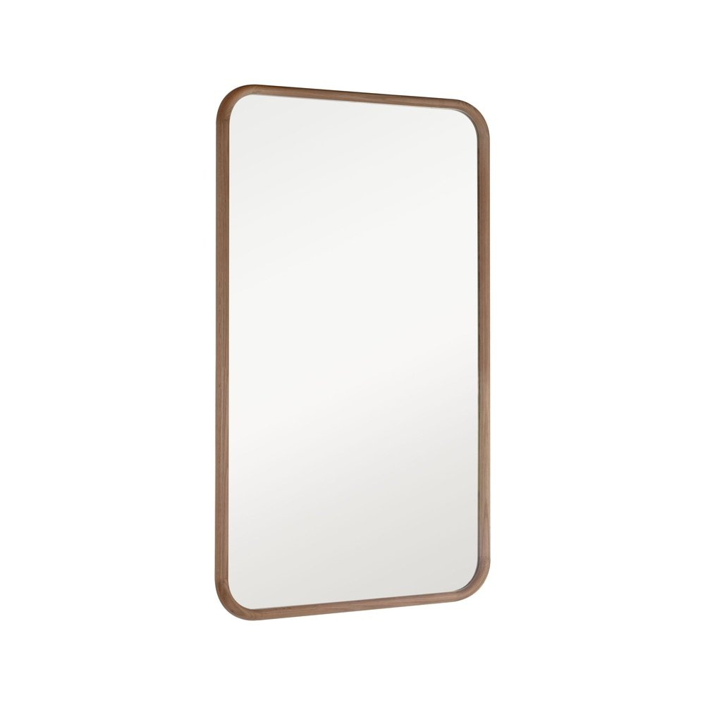 Yearn Curved Corner Solid Oak Framed Wall Mirror 90 x 60cm - image 3