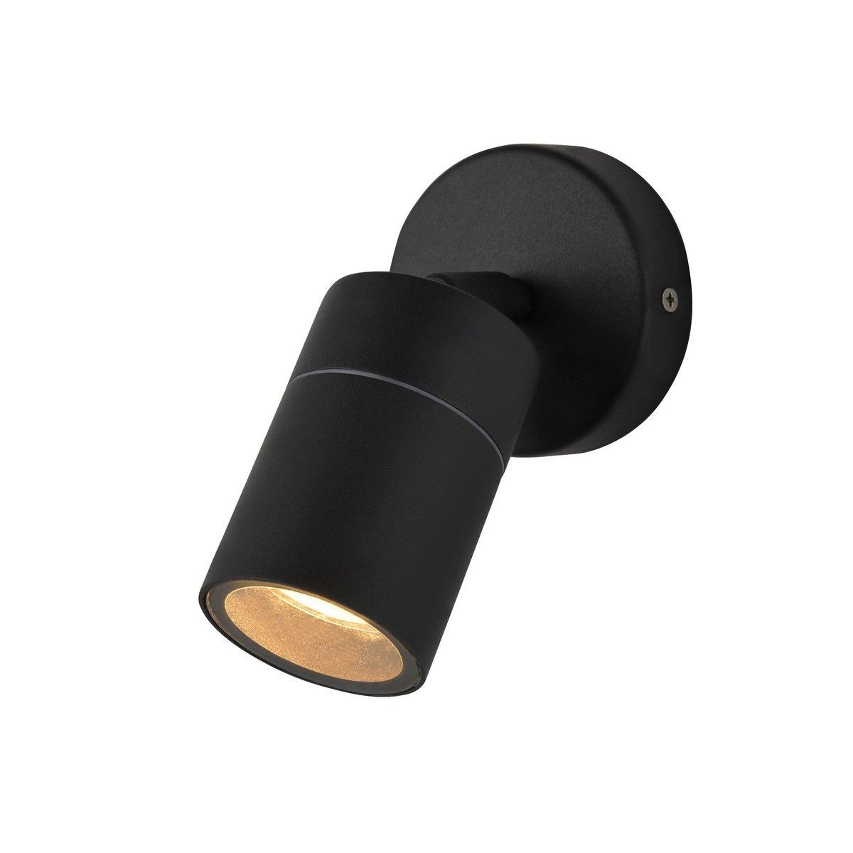 Zinc Luna GU10 Adjustable Black Spotlight - image 2