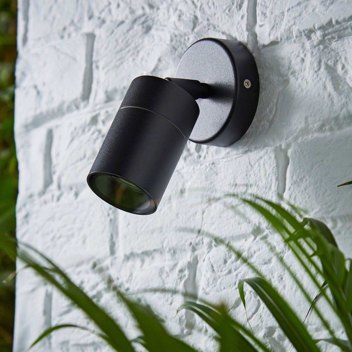 Zinc Luna GU10 Adjustable Black Spotlight - image 3