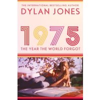 "1975 book by Dylan Jones, cover with retro font and image of a person lounging on a car hood under trees"