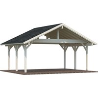 21' x 17' Palmako Robert Wooden Carport (6.3m x 5.1m) - image 3
