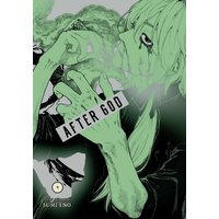 "After God, Vol. 9 manga with green-toned cover art of a figure smoking, black background, and bold title text"