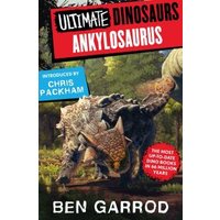 "Ultimate Dinosaurs book featuring Ankylosaurus with armored body and clubbed tail in a forest setting"
